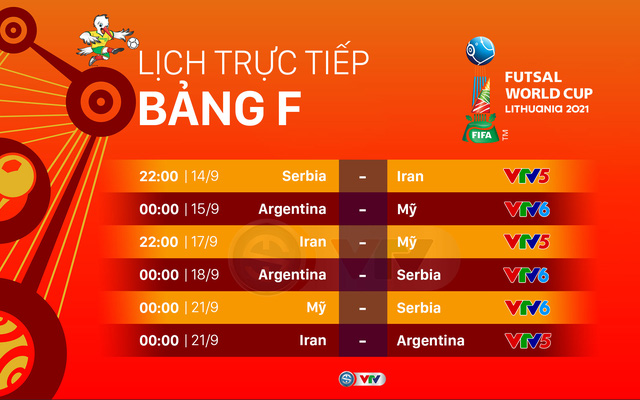 VTV5, VTV6, truc tiep bong da, futsal, futsal Serbia vs Iran, trực tiếp bóng đá futsal hôm nay, Serbia vs Iran, trực tiếp futsal, Futsal World Cup 2021, xem VTV6