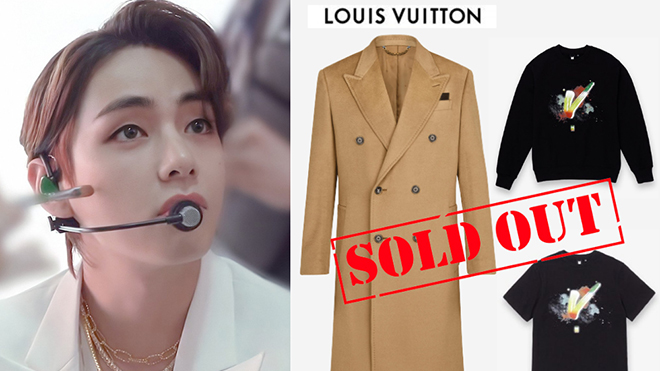 Thương hiệu V BTS lại giúp Louis Vuitton và Weverse ‘cháy hàng’