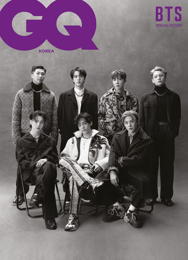 BTS, Suga, Suga mặc váy nữ tính, BTS Vogue Korea, BTS GQ, Jin, V BTS, Tin bts