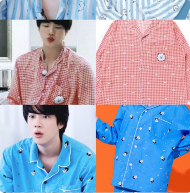 BTS, Jin, Jin tự thiết kế pyjama, Jungkook tập boxing, V BTS, Jimin, J-Hope, bts