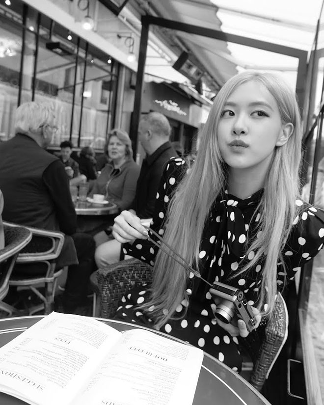 Blackpink, Rosé Blackpink, Rosé, Rosé trong bộ ảnh đen trắng mới, blackpink