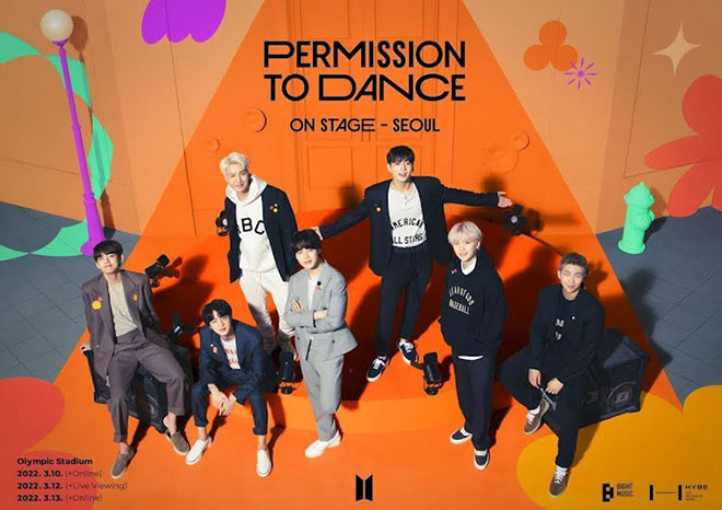 BTS, Lời khuyên của BTS dành cho ARMY, Permission to Dance on Stage, V BTS, Jin