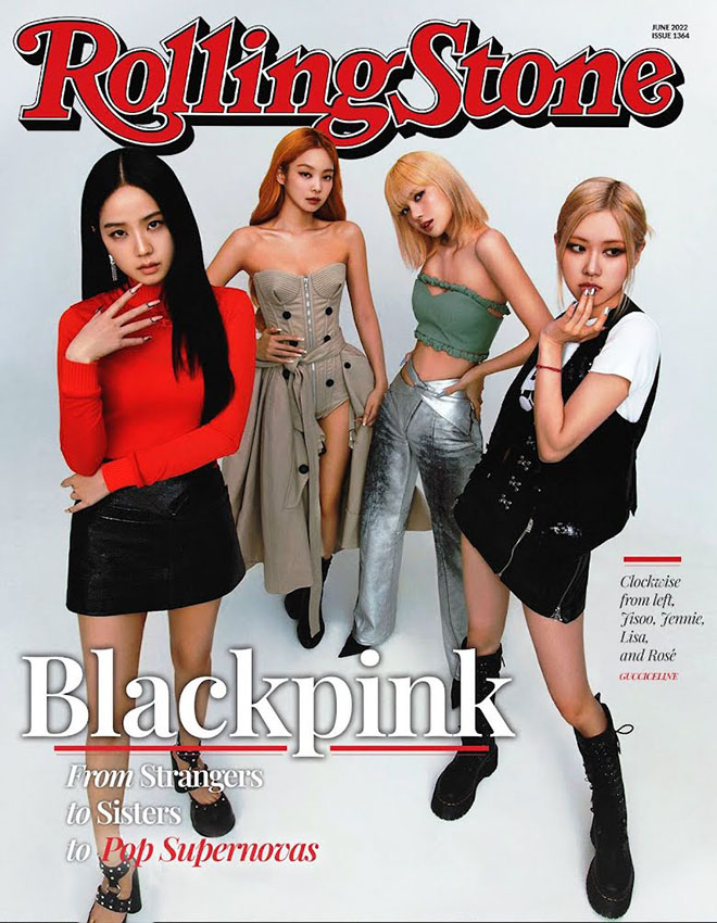 Blackpink, Blackpink lên bìa tạp chí Rolling Stone, Jennie, Jisoo, Lisa, Rosé, Tin blackpink