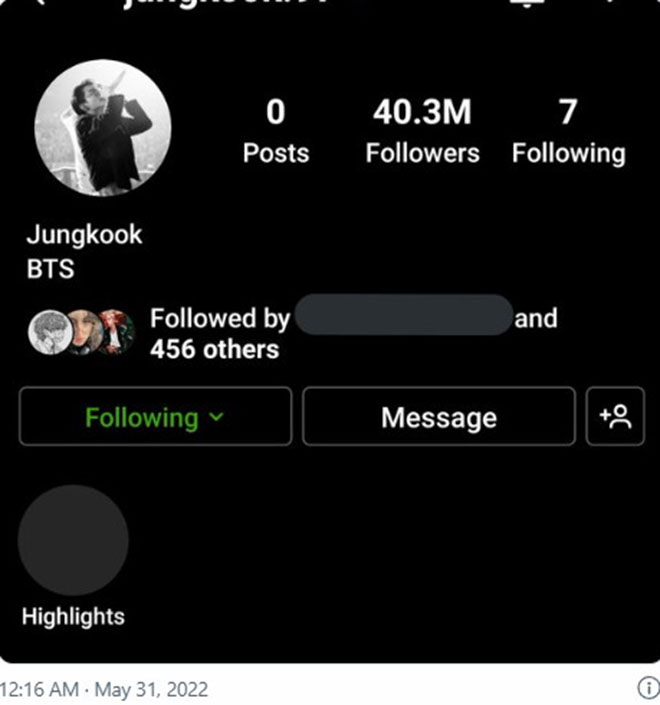 BTS, Jungkook, Jungkook đã xóa toàn bộ bài đăng trên Instagram, V BTS, Jin, Tin bts