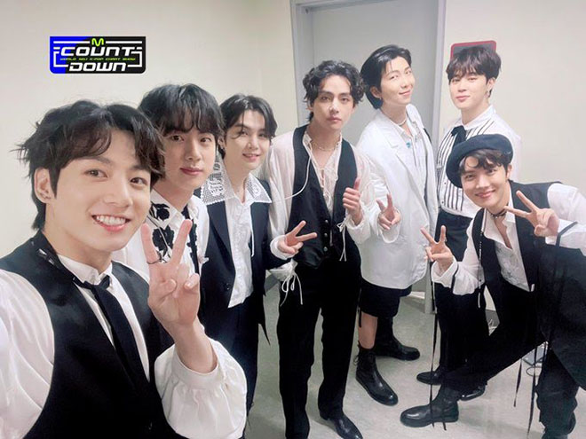 BTS, Hình ảnh soái ca của BTS tại M Countdown, V BTS, Jungkook, Jin, Suga, Tin bts