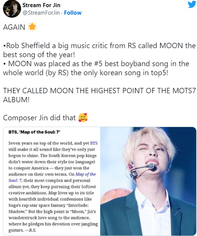 BTS, Jin, Jin sẽ lấy nước mắt của fan với album solo, V BTS, Suga, Tin bts