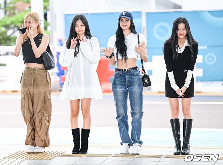 Blackpink, Blackpink sang Mỹ, Blackpink tại sân bay Incheon, Jennie, Jisoo, Lisa, Tin blackpink