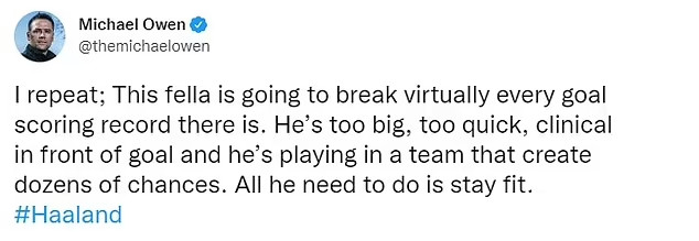 Kết quả bóng đá, Man City vs Nottingham, Haaland, Haaland lập hat-trick, kỷ lục ghi bàn, kỷ lục ghi bàn Ngoại hạng Anh, Ngoại hạng Anh, Premier League,   Man City, kqbd