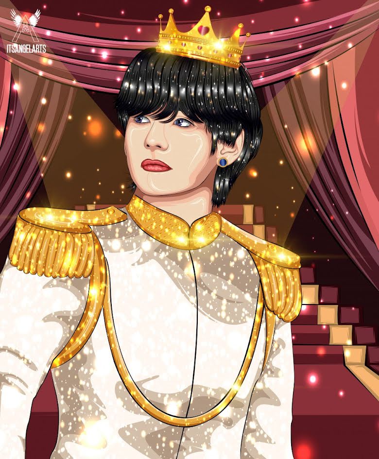 BTS, BTS khi hóa hoàng tử, BTS prince, BTS prince Disney, Jungkook, Jin, Jimin, V BTS, J-Hope, RM, Suga, BTS fanart