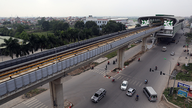 Chưa xác định thời điểm vận hành thử toàn hệ thống tuyến Cát Linh - Hà Đông