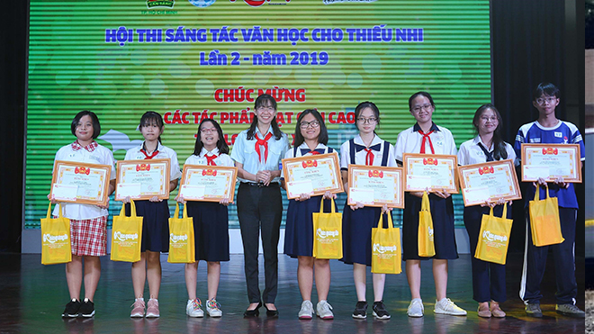 Trao hơn 40 giải thưởng sáng tác văn học dành cho thiếu nhi năm 2019