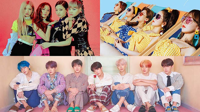 Blackpink và Red Velvet đều nhìn chăm chú vào BTS: Chuyện gì thế này?