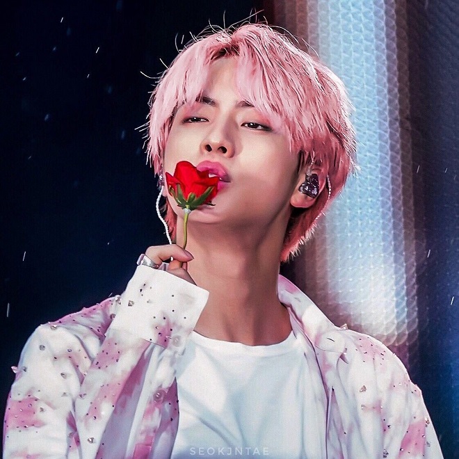 BTS, Jin, Jin và màu hồng, bts 2020, jin pink hair, anh cả bts, worldwide handsome 