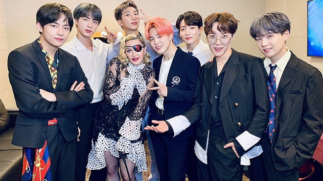 BTS, BTS bị chê bai, BTS madonna, Bts báo chí quốc tế hạ bệ, BTS không nổi tiếng, Taylor Swift, Halsey, jonas brothers, BTS 2020, BTS tại BBMA 2019, New York Times BTS