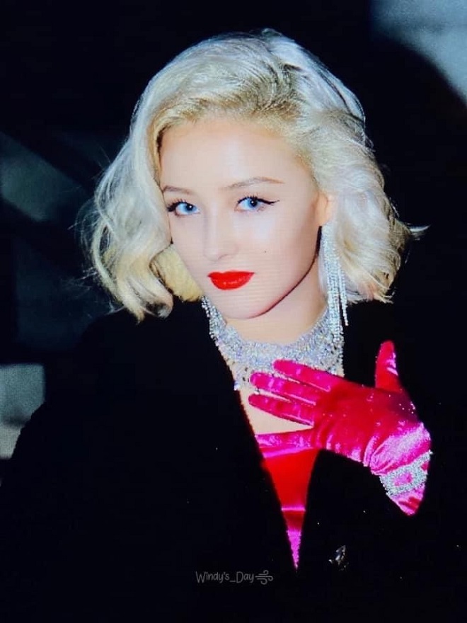 Nancy, Momoland, Nancy Momoland, Nancy hóa thân thành Marilyn Monroe, Nancy trang phục Halloween, sao Kpop hóa trang halloween, Nancy ảnh đẹp, bông hồng lai Nancy