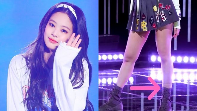 Jennie Blackpink khiến fan lo lắng khi vẫn diễn dù đang bị thương