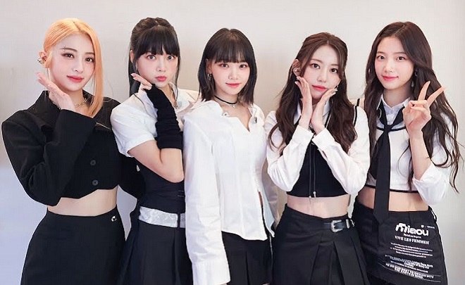 BTS, le sserafim, em gái bts, kazuha, sakura izone, kim chae won, huh yun jin, hong eun chae, izone, hybe, fearless lessrafim, lessearfim