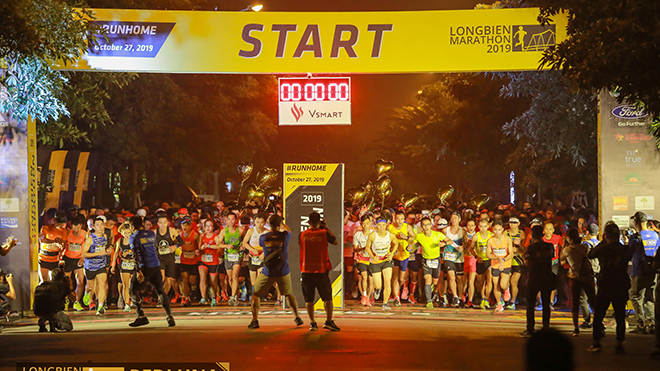 Longbien Marathon 2020 thu hút số lượng VĐV full marathon đông kỷ lục