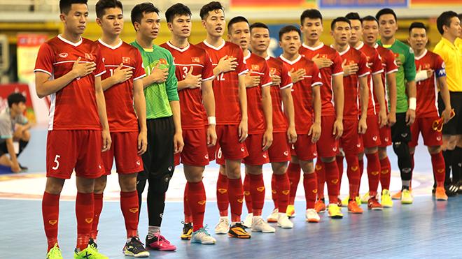 Tuyển futsal Việt Nam dễ thở ở VCK futsal châu Á 2020