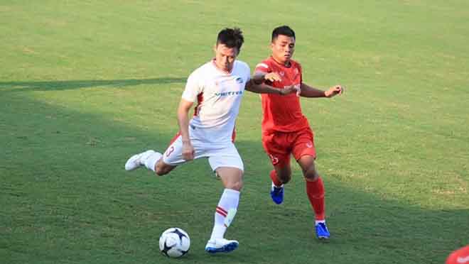 U22 Việt Nam để tuột chiến thắng trước Viettel 