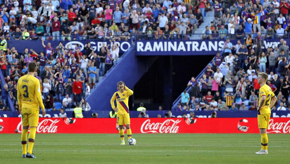 Ket qua bong da, kết quả bóng đá hôm nay, Levante 3-1 Barcelona, kết quả bóng đá tây Ban Nha, bảng xếp hạng bóng đá TBN, La Liga, Real Madrid vs Real Betis, Barca, Messi