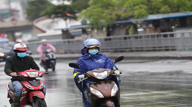 Đêm 17/3, Bắc Bộ mưa rét, Tây Nguyên và Nam Bộ đề phòng lốc, sét và gió giật mạnh