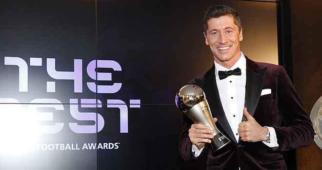 The Best, Lewandowski, Messi, Ronaldo, cầu thủ xuất nhất, FIFA The Best 2020, kết quả trao giải The Best, Lewandowski giành giải The Best, Lewandowski chiến thắng Messi