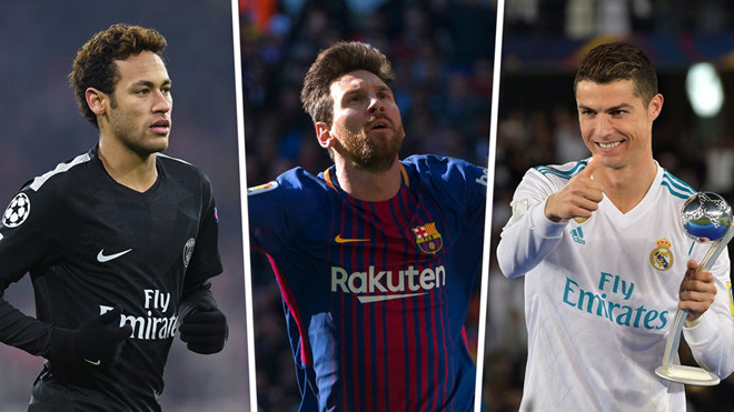 Neymar trả lời gây choáng khi được hỏi về Messi và Ronaldo