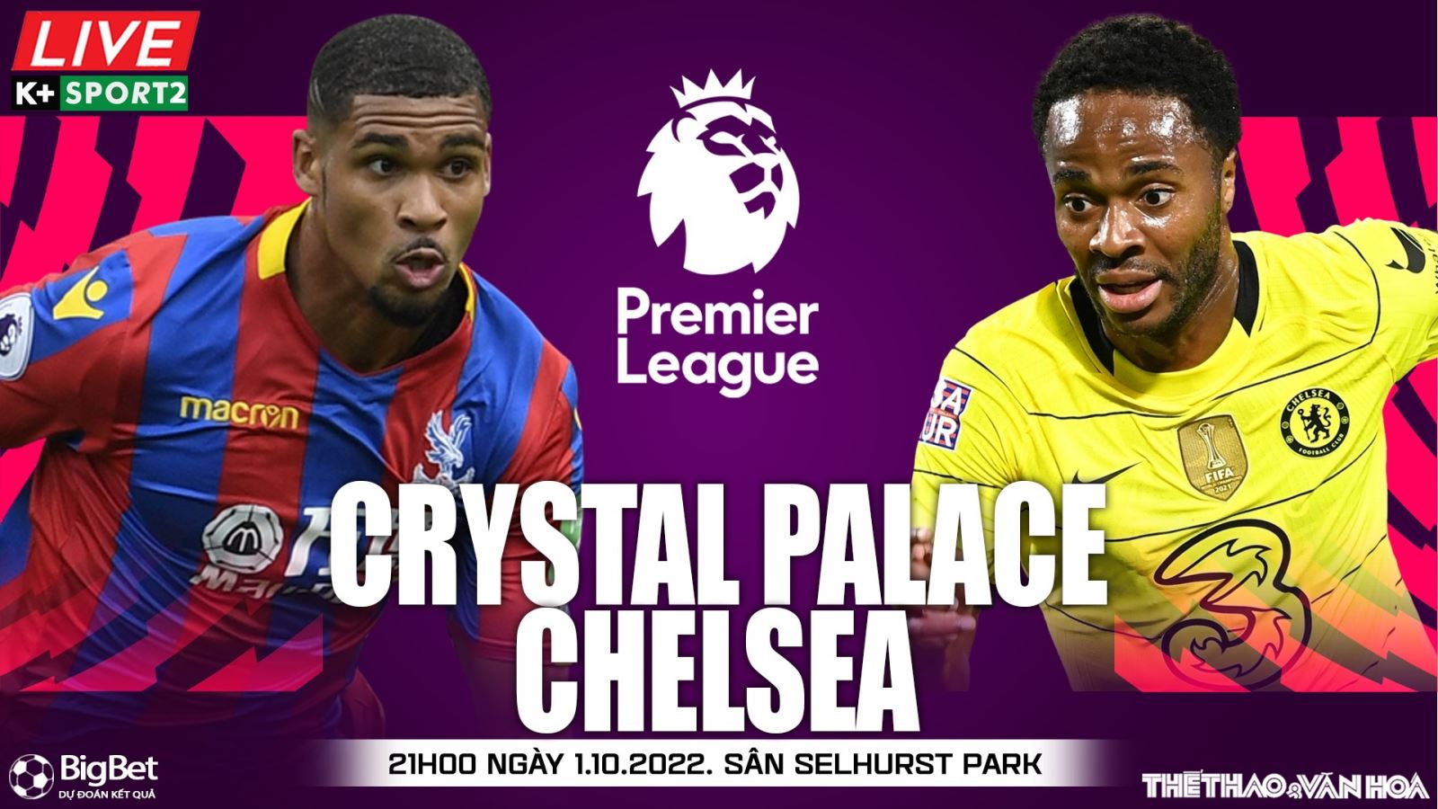 Soi kèo nhà cái Crystal Palace vs Chelsea. Nhận định, dự đoán bóng đá Ngoại hạng Anh (21h00, 1/10)