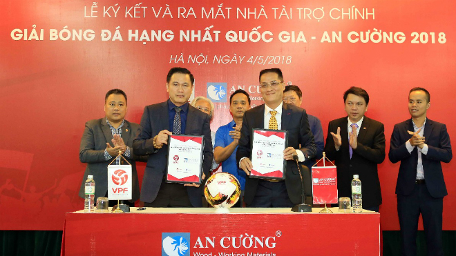 Giải hạng Nhất quốc gia 2018 chính thức có nhà tài trợ mới