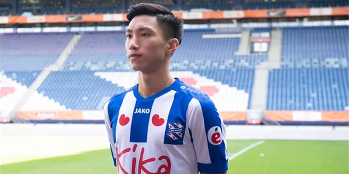 Văn Hậu, Doan Van Hau, Heerenveen, Tấn Trường, V League, Hà Nội FC