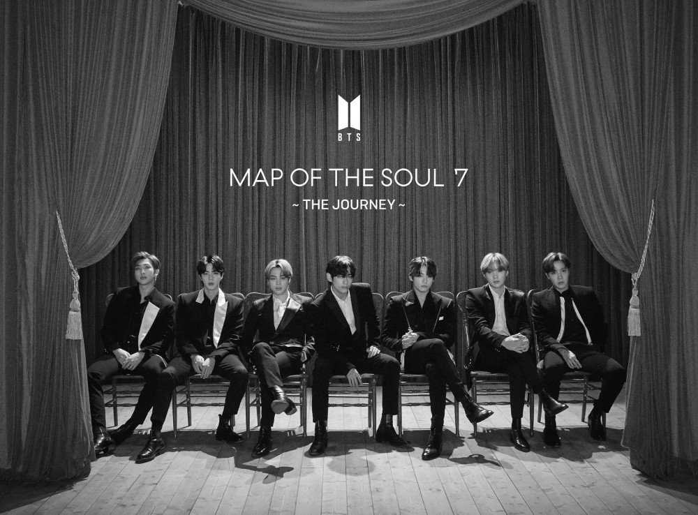 bìa Map of the soul 7 Journey, album tiếng nhật thứ tư của BTS, BTS đạo Bigbang