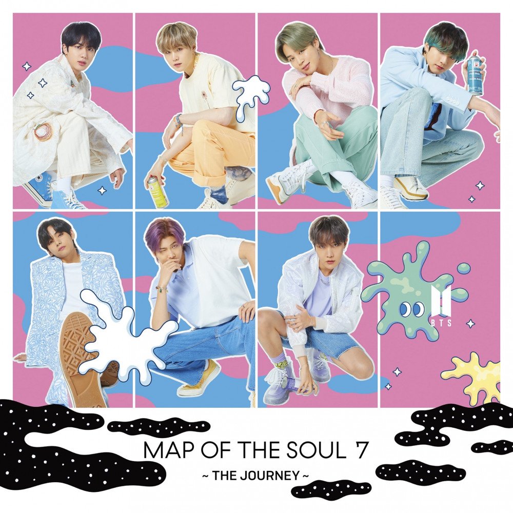 bìa Map of the soul 7 Journey, album tiếng nhật thứ tư của BTS, BTS đạo Bigbang