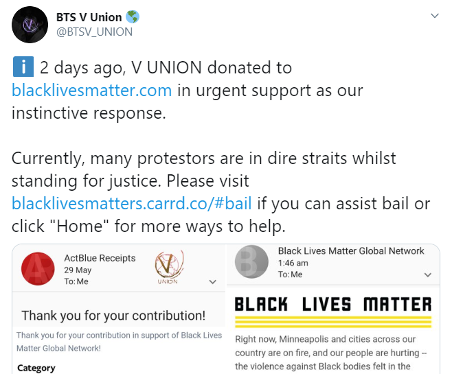 BTS ủng hộ 1 triệu USD cho Black Lives Matter, BTS chống phân biệt chủng tộc, BTS làm từ thiện, BigHit Entertainment, Yugyeom, Mark GOT7, Jae Day6, Heize, Jay Park