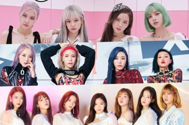 BXH Nhóm nhạc nữ tháng 10, Blackpink thắng cách biệt trên BXH nhóm nhạc nữ, Kpop, Blackpink, Blink, Mamamoo, Oh My Girl