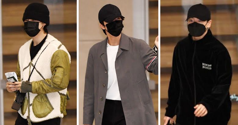 bts, v bts, j-hope, bts thời trang sân bay, bts airport outfit, v và j-hope về hàn quốc, v bts airport, j-hope airport, v bts thời trang sân bay, v bts 2021, v bts đẹp