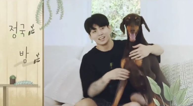 bts, jungkook, jungkook 2022, jungkook giới thiệu 2 thành viên gia đình, jungkook dog, jungkook song, jungkook paeng, jungkook yêu động vật, jungkook cutea