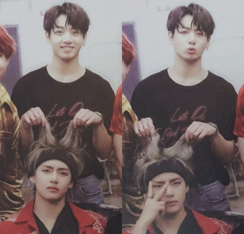 bts, jungkook, v bts, vkook, fan giải thích lý do thích v đứng cạnh jungkook, v jungkook lập nhóm nhỏ, v jungkook unit, vkook unit, quan hệ v jungkook bts, v bts handsome