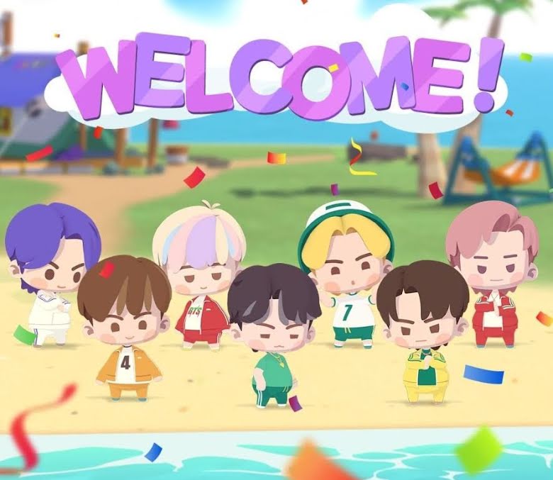 BTS, BTS Island, In The SEOM, Nhân vật BTS Island y chang bản gốc, Jungkook, Jimin, V BTS, Jin, J-Hope, RM, Suga, nhân vật In the SEOM, BTS game, Jungkook cute