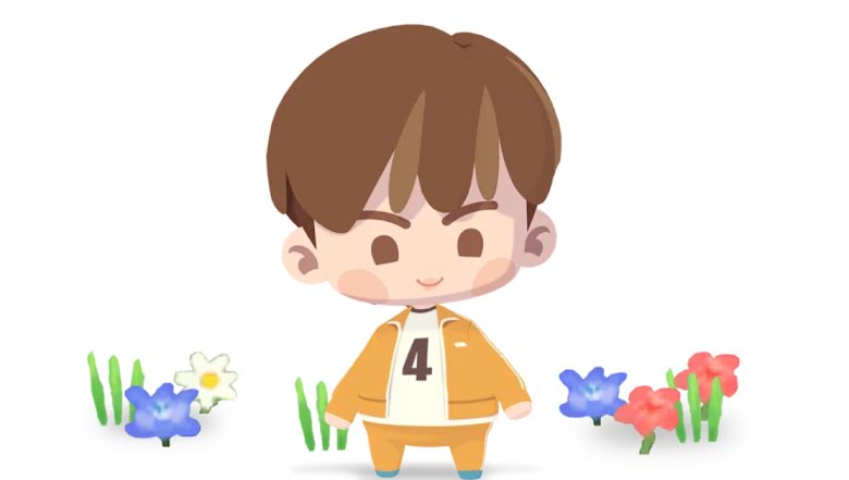 BTS, BTS Island, In The SEOM, Nhân vật BTS Island y chang bản gốc, Jungkook, Jimin, V BTS, Jin, J-Hope, RM, Suga, nhân vật In the SEOM, BTS game, Jungkook cute