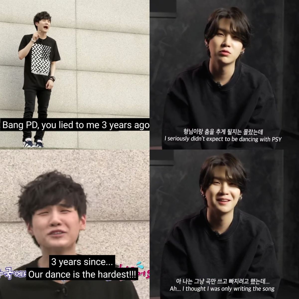 BTS, Suga, Psy, That That, ARMY phản ứng khi thấy Suga trong MV Psy, Suga Psy, Suga That That, Suga meme, Suga savage, ARMY reaction, ARMY funny, Suga funny