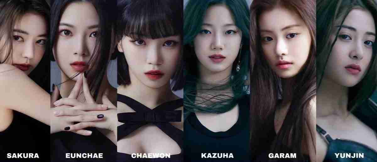 BTS, Le Sserafim, Blackpink, tự tin hơn Blackpink em gái BTS thế nào, Fearless, Izone, Sakura, Kim Chaewon, Huh Yunjin, Kazuha, Kim Ga Ram, Hong Eun Chae