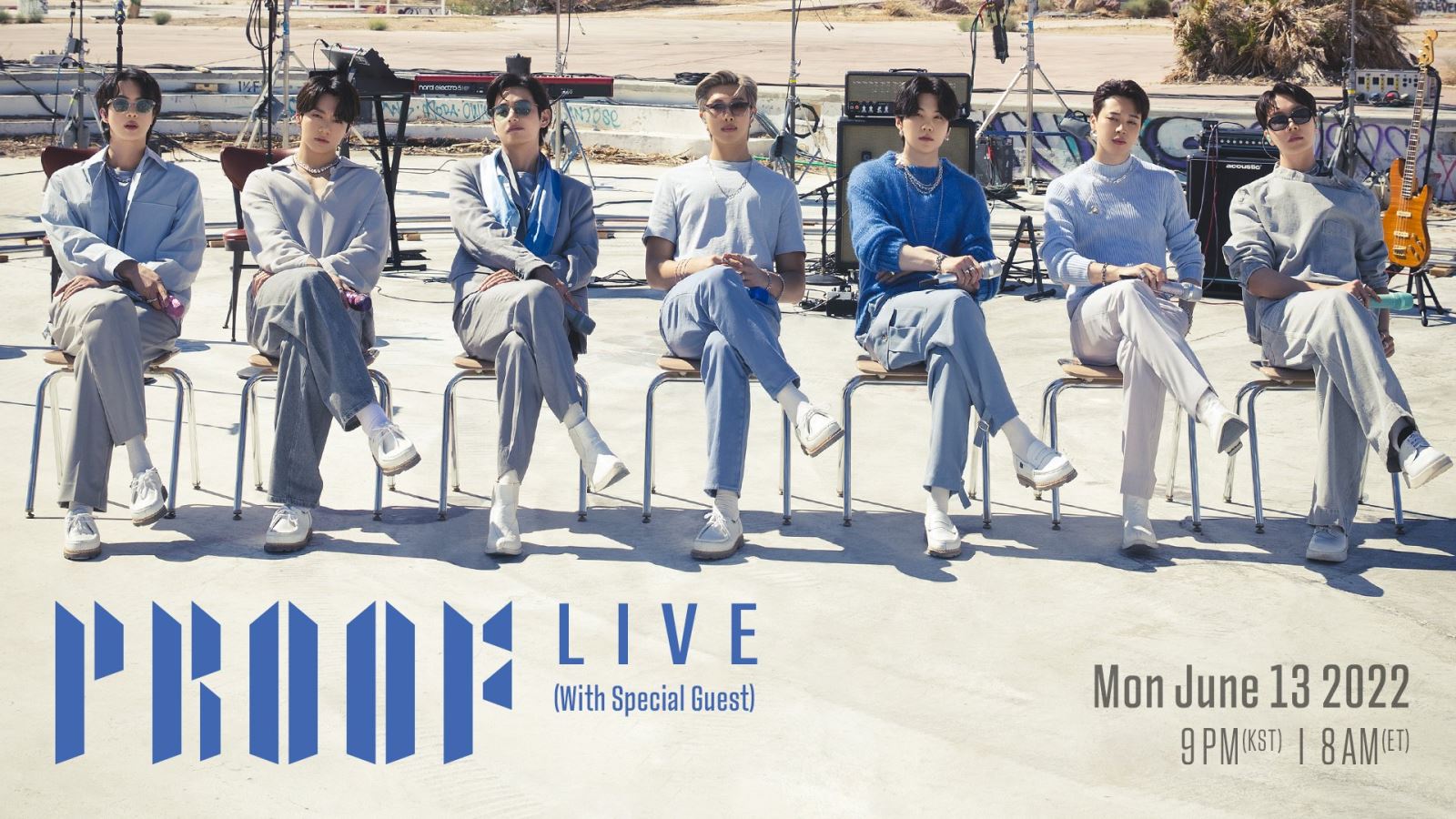 BTS, BTS tung poster buổi live Proof, BTS poster live Proof, BTS live Proof, BTS đổi màu tóc, Proof, BTS hair color, Jin, Jimin, J-Hope, Jungkook, RM, Suga, V, BTS 2022