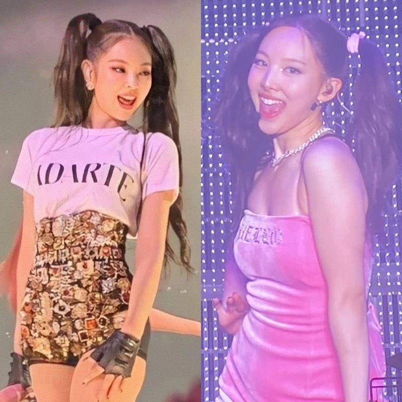 Twice, Blackpink, Naeyeon, Jennie, Naeyeon nhái Jennie, Naeyeon giống Jennie, Nayeon Twice solo, Jennie solo, Jennie outfit, Jennie makeup, Lisa, Rose, Jisoo