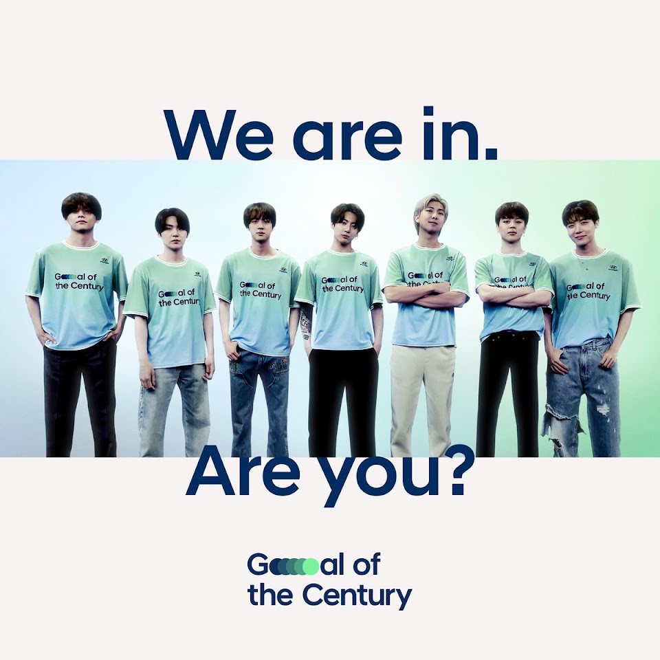 BTS, tất tần tật về dự án BTS World Cup, Jin, Jimin, J-Hope, RM, Suga, V, Jungkook, Goal of the Century, Team Century, World Cup, World Cup 2022, BTS chương 2, BTS 2022