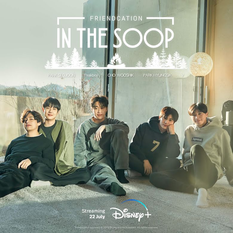 BTS, Wooga, V BTS, đây là cách V BTS quen hội Wooga, Park Seo Jon, Park Hyung Sik, Choi Woo Shik, Peakboy, BTS chương 2, BTS solo, In the SOOP Friendcation