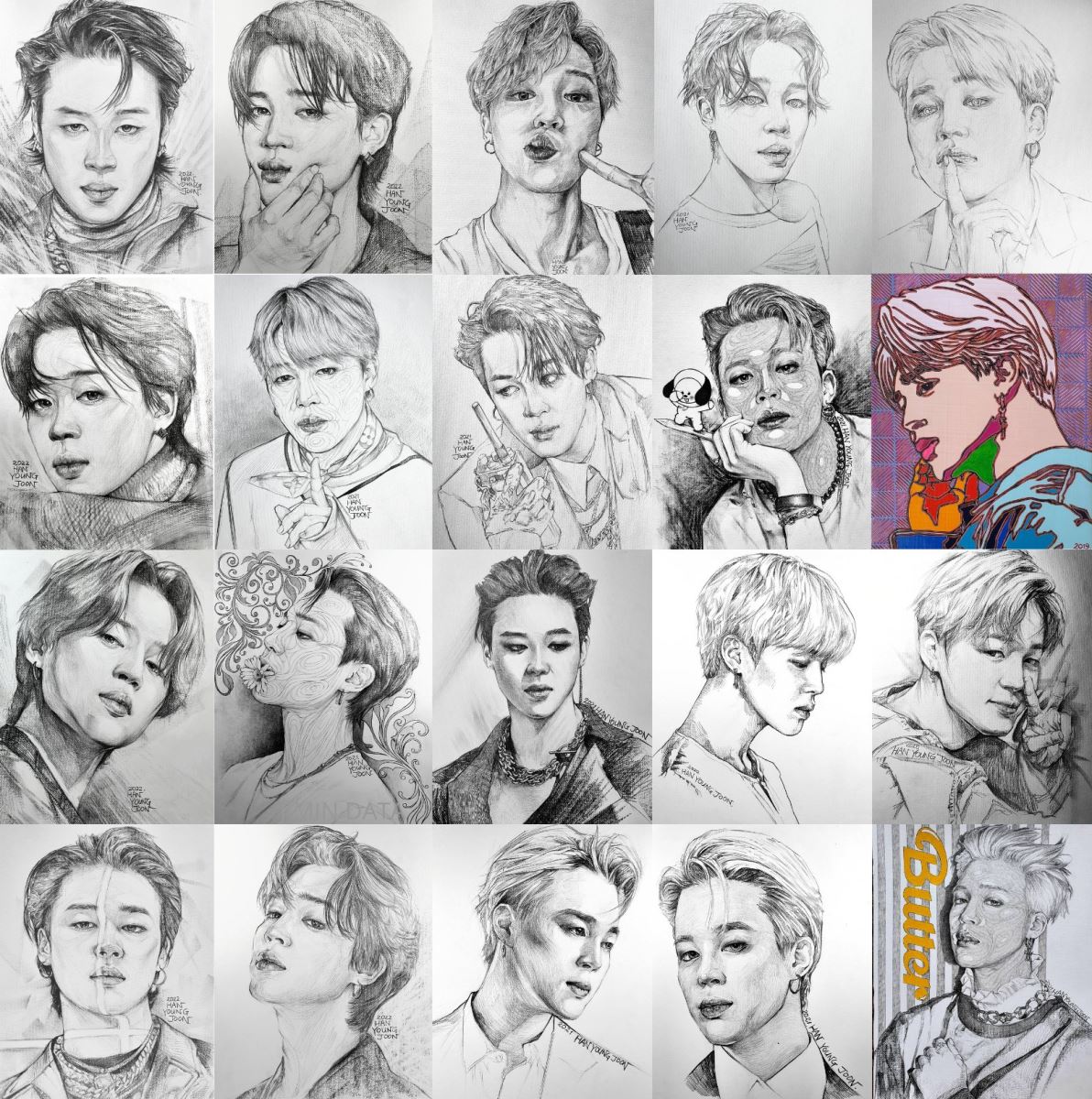 BTS, Jimin, Jimin mắt không tròng, Jimin tranh vẽ, Jimin artworld, Jimin painting, Jimin muse, Jimin cute, J-Hope, Jungkook, Jin, RM, Suga, V, BTS chương 2, BTS solo