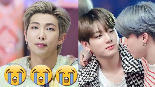 Jungkook BTS khiến thần tượng RM quê độ vì mải ngắm Jimin