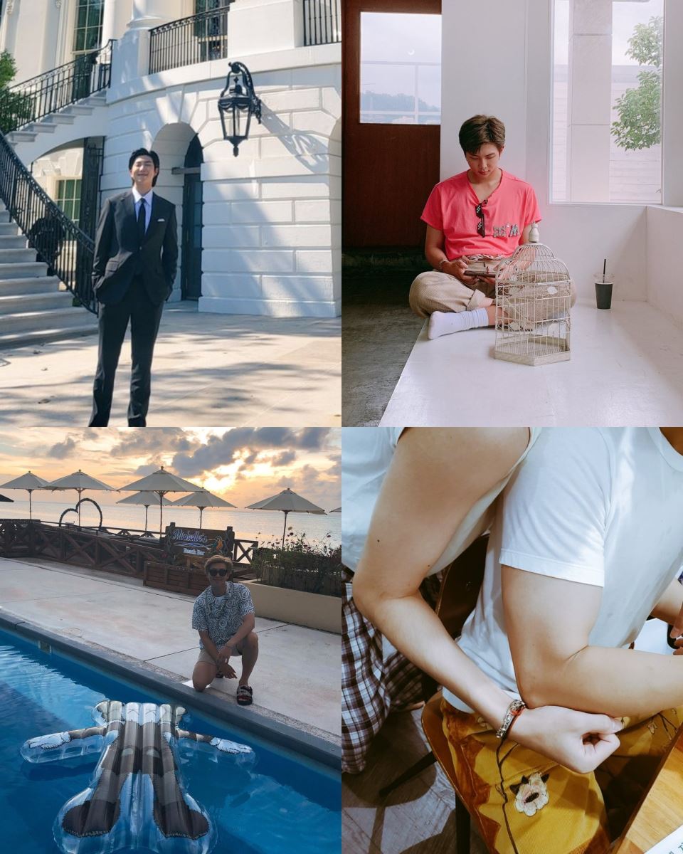 BTS, RM BTS, RM BTS birthday 2022, ảnh sinh nhật RM BTS, BTS đăng ảnh mừng sinh nhật RM, khóc thét ảnh sinh nhật RM BTS, J-Hope, V, Jin, Jimin, Jungkook, Suga