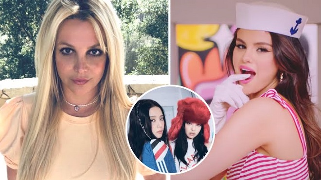 Britney Spears mỉa mai Selena Gomez đạo đức giả trong MV với Blackpink